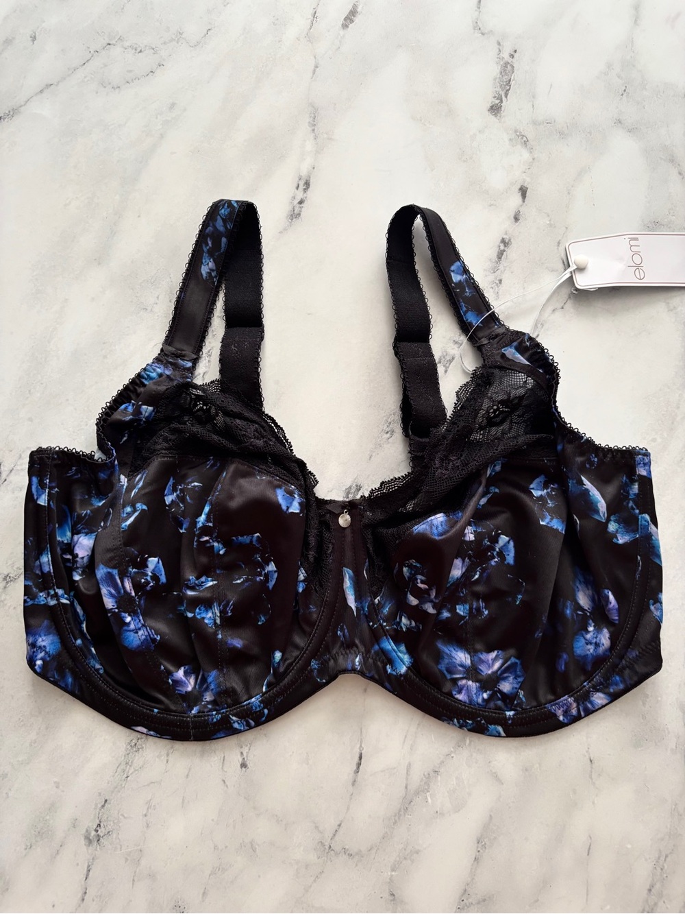 Elomi Bra Nwt EL4110TWT Morgan Twilight Unlined Underwire 36K
